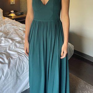 Azazie Stassie Bridesmaid Dress in Pine